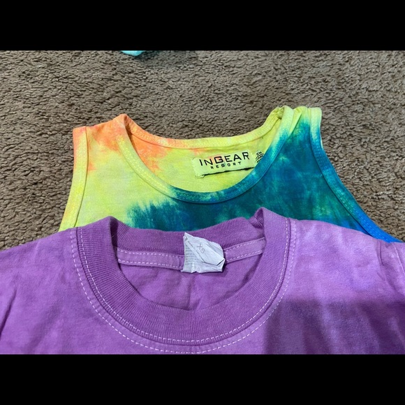 Girls Summer Clothes Lot of 6 Size 4T to Small Swimsuits Hat Beach Wear - Picture 6 of 9